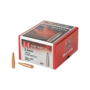 HRNDY ELD-M 6.5MM .264 140GR 100CT