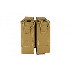 HSP DOUBLE PISTOL MAG POUCH COY