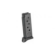 MAG RUGER LCP 380ACP 6RD BL W/EXT