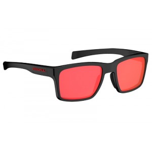 MAGPUL RIDER BLK FRAME GRY/RED LENS