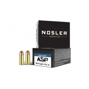 NOSLER ASP 9MM 147GR HG JHP 20/200