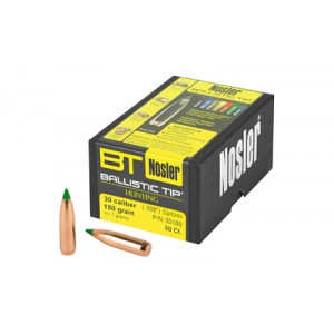 NOSLER 30 CAL 180GR 50CT