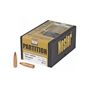 NOSLER 6MM 100GR SP PARTITION 50CT