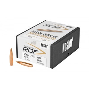 NOSLER RDF 6.5MM 140GR HPBT 100CT