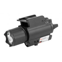 NCSTAR 200L FLASHLIGHT W/ RED LASER