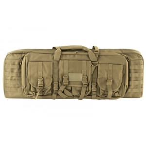 NCSTAR VISM DBL CARB CASE TAN 36