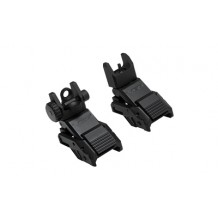 NCSTAR PRO AR FLIP UP FRNT/REAR SGHT