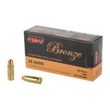 PMC BRNZ 25ACP 50GR FMJ 50/1000