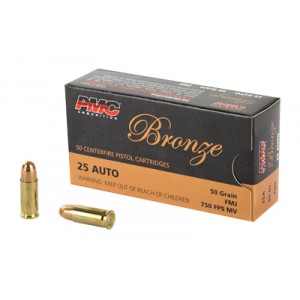 PMC BRNZ 25ACP 50GR FMJ 50/1000