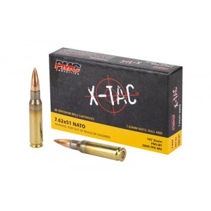 PMC XTAC 762NATO 147GR FMJ BT 20/500