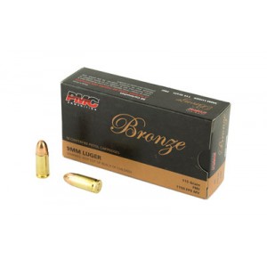 PMC BRNZ 9MM 115GR FMJ 50/1000