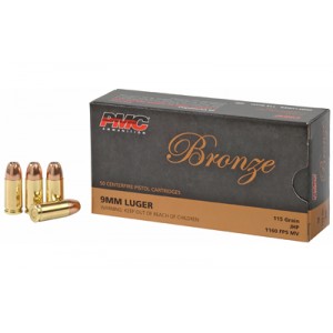 PMC BRNZ 9MM 115GR JHP 50/1000