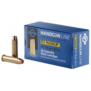 PPU .357 MAGNUM 158GR JHP 50/500