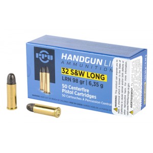 PPU 32 S&W LONG LRN 98GR 50/500