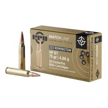 3PU .223 REM MATCH 75GR HPBT 20/1000