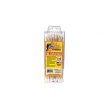 PRO-SHOT DBL END COTTON SWAB 100PK