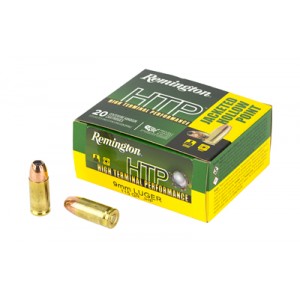 REM 9MM LUGER 115GR JHP 20/500