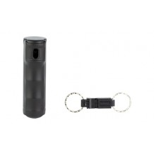 SABRE SPRAY KEY RING/WHISTLE .54 BLK