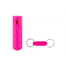 SABRE SPRAY KEY RING/WHISTLE .54 PNK