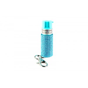 SABRE JEWELED SPRAY W/KEY RING TEAL