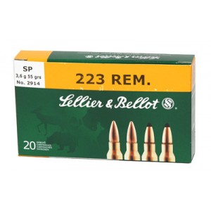 S&B 223REM 55GR SP 20/1000