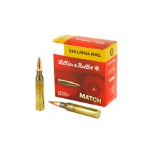 S&B 338LAPUA 250GR SIERRA HPBT 10/BX