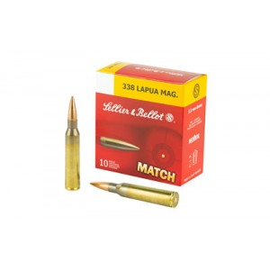 S&B 338LAPUA 300GR SIERRA 10/100