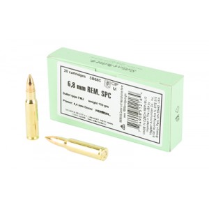 S&B 6.8SPC 110GR FMJ 20/1000