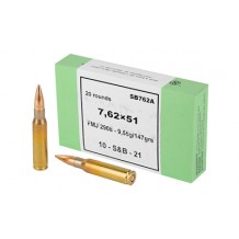 S&B 762X51 147GR FMJ 20/600