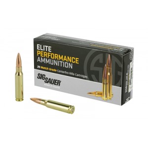 SIG AMMO 308WIN 168GR OTM 20/200