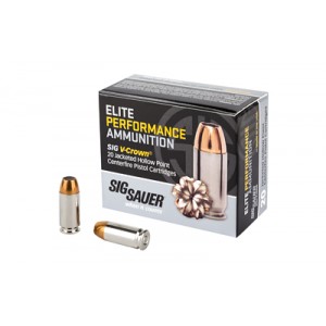 SIG AMMO 40SW 165GR JHP 20/200