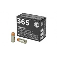 SIG AMMO 9MM 115GR JHP CCW 20/200