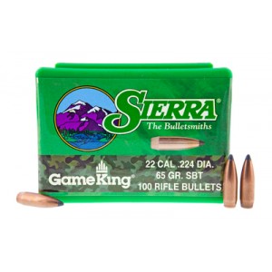 SIERRA GAMEKING .224 65GR 100CT