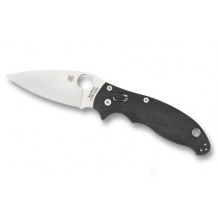 SPYDERCO MANIX 2 BLACK G10 PLAINEDGE