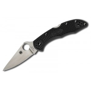 SPYDERCO DELICA4 BLK FFG PLAINEDGE