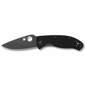 SPYDERCO TENACIOUS G-10 PLAIN BLK