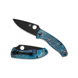 SPYDERCO TENACIOUS TI DISRY BLK/BLU