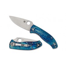 SPYDERCO TENACIOUS TI DISRY BLU/SLV