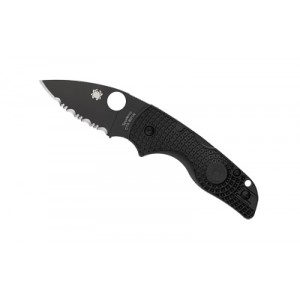 SPYDERCO LIL NATIVE LW BLK/BLK SRTD