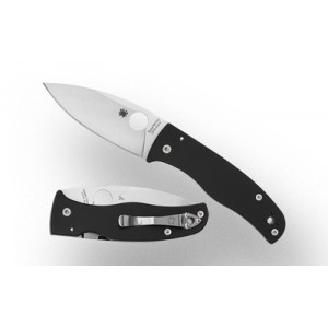 SPYDERCO BODACIOUS BLK/SLV S30V SRTD