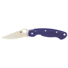 SPYDERCO MILITARY MODEL G-10 BLUE