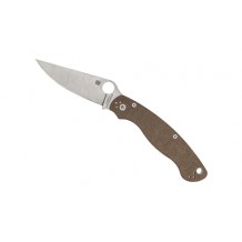 SPYDERCO MILITARY 2 CPM BRN CANVAS