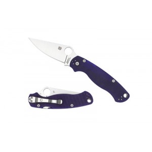 SPYDERCO PARAMILITARY2 BLUE G10 PLN