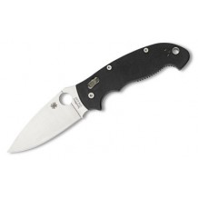 SPYDERCO MANIX 2 XL BLK G10 PLNEDGE