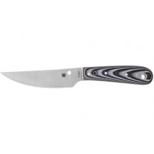 SPYDERCO BOW RIVER G-10 BLK/WHITE