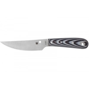 SPYDERCO BOW RIVER G-10 BLK/WHITE