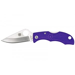 SPYDERCO LADYBUG3 PURPLE FRN PLAIN