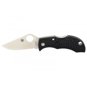 SPYDERCO MANBUG BLACK FRN PLAIN