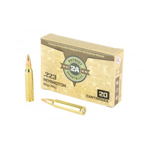 PATRIOT SPRT 223REM 55GR FMJ 20/1000