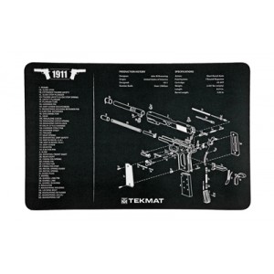 TEKMAT PISTOL MAT 1911 BLK